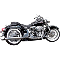 3\" Slip-On Mufflers with 2\" Baffles, Down-Slash (Pair)