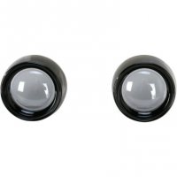 Deep-Dish Bezels With Lens Bullet Turn Signals Gloss Black/Smoke