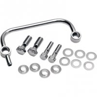 Crankcase Breather Kit Chrome B/T 93-17