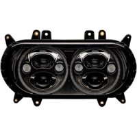 Headlight Truebeam Black FLTR 15-20