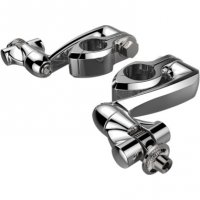 Engine Guard Highway Peg Mount Kit Chrome Extended For Ciro Pegs