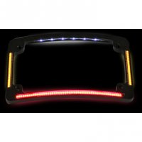 License Plate Frame All-In-One Radius Black