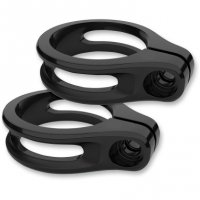 Fork Clamp Mounts Gloss Black 39mm