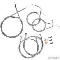 Handlebar Cable/Line Kit Stainless 15\"-17\" Road Star 1600 99-03