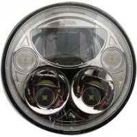 Headlight 7\" TruBeam LED Chrome