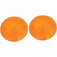 Turn Signal Lenses Amber FL, FLST 86-16