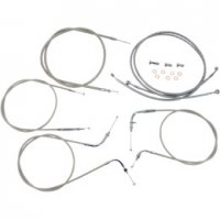 Handlebar Cable/Line Kit Stainless 12\"-14\" VStar 1100 Custom 99-11