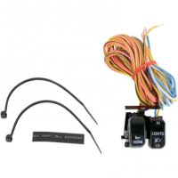 Handlebar Switches Dimmer/Horn Black HD 96-13