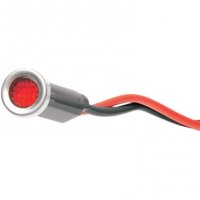 INDICATOR LIGHT W/BEZEL RED (EA)