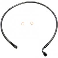 Brake Line Front Black Pearl 26" 10mm 90 degree w/ABS