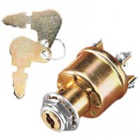 Ignition/Starter Switch with Flat Key