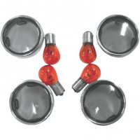 Turn Signal Lens Kit Chrome/Smoke