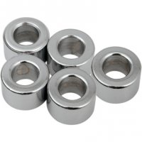 Spacers Chrome Steel 3/8\" X 1/2\" (5)