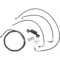 Handlebar Cable/Brake Line Kit Stainless Steel Mini FL 17-19