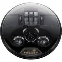 Headlight 7\" Probeam True Black