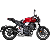LV-10 Black stainless steel Slip-On for HONDA CB1000R 18-24