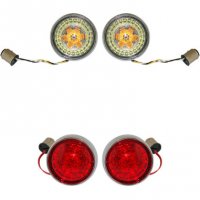 Turn Signal Kit Probeam Bullet Bezel Chrome HD 11-19