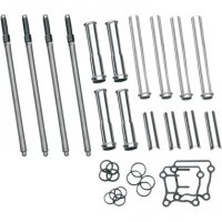 S&S PUSHROD KITS WITH COVER KITS: OEM: 93-5095 For: 99-13 TW/CAM adjustable pushrod kit w/covers