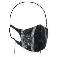 Face Mask Light Weight Classic Bandana/Black (2)