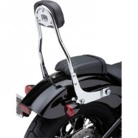 Backrest Kit Detachable Round Chrome 14" FLDE/FLHC/SFLSL/FXBB