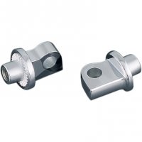 Footpeg Male Mount Splined Adapters Chrome 8881