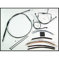 Cable Kit Black Pearl S/S 15\"-17\" FLHR 14-15