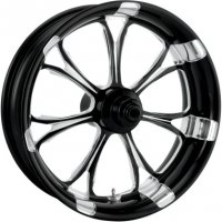 Wheel Platinum Cut Front 21\" X 3.5\" FLT 00-07 Dual Disc