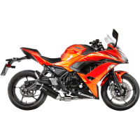 LV ONE EVO Carbon fiber Exhaust for KAWASAKI Ninja 650/Z650 17-21