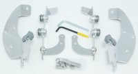 Batwing Hardware Mount Kit Polished VT750 Aero 04-16