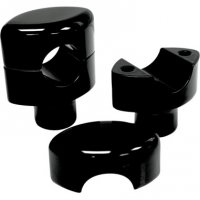 Risers Gloss Black Smooth 1.5\"