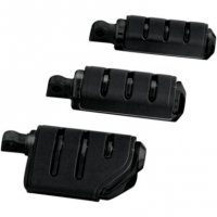 Footpegs Trident Small Male Mount Gloss Black (pr)