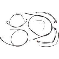 Handlebar Cable Kit Designer Black Softail w/ABS 18-20