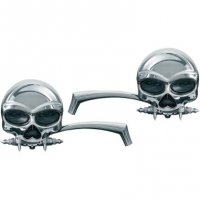 Mirrors Skull Chrome