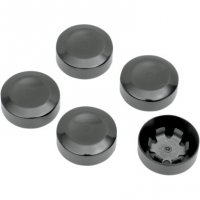 REAR PULLEY BOLT COVERS - DRAG SPECIALTIES