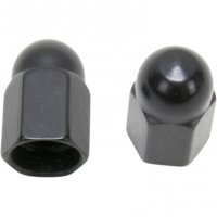 Valve Stem Caps Anodized Black