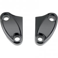 Handlebar Riser Clamps Black for 1\" bars (PR)