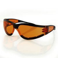 Shield II Sunglasses Black/Amber