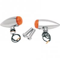 Marker Lights Chrome Smooth Bullet