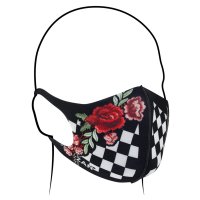 Face Mask Light Weight Floral/Black (2)