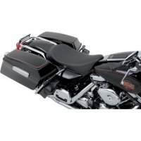 Seat Solo Low-Profile Black Plain FLHR 97-07