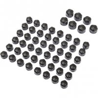 Engine Cap Set Diamond Cut Crown Black T/C 99-17