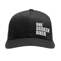 Hat OBB Stictch Logo Black Velcro Curved Brim