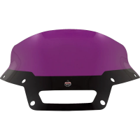 Kolor Flare Sport Windshield - 6" - Purple - FXLRST