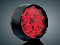 Turn Signal Inserts LED Bullet Black/Red