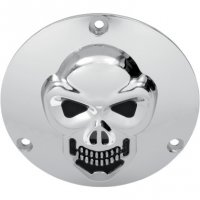 Derby Cover Chrome 3-D Skull HD 70-98