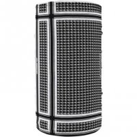 Motley Tube Fleece Lined Black/White Houndstooth