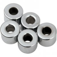 Spacers Chrome Steel 1/4\" X 1/2\" (5)