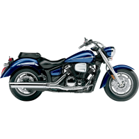 4\" Slip-On Muffler, Dual-Cut, Chrome