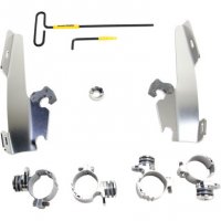 Batwing Hardware Mount Kit Polished XL L/N 05-17