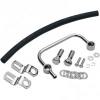 Crankcase Breather Kit Chrome XL 91-19